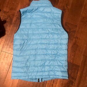 Reebok Light Blue Quilted Puffer Vest - Full Zip